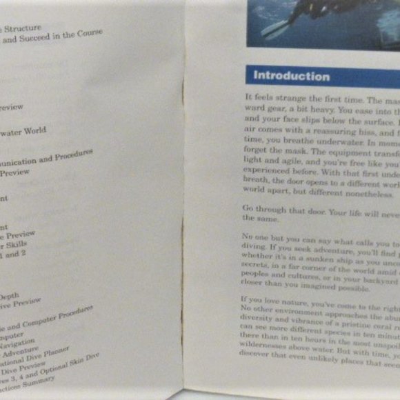 LOT Padi SCUBA DIVING Books Padi Wheel Rescue Diver Wanted Dive Master Go Dive - Picture 15 of 15